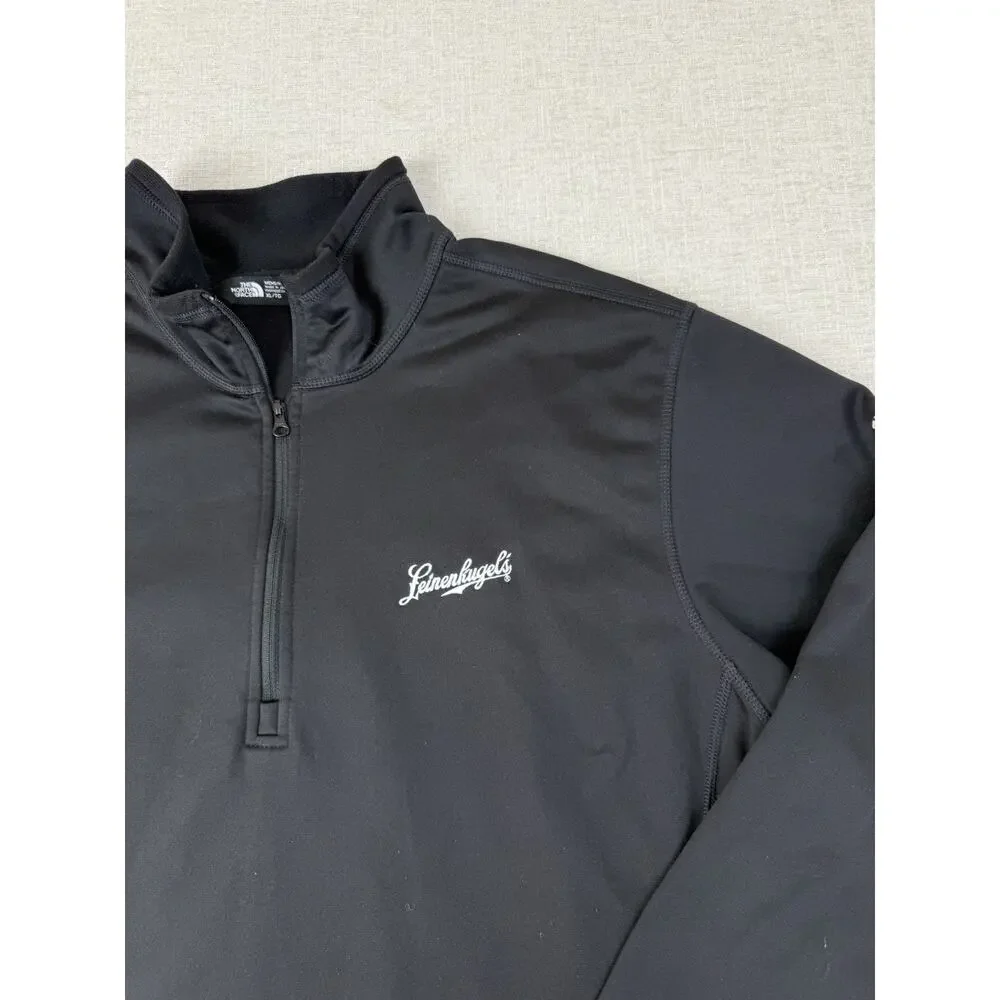 The North Face 1/4 Zip Pullover XL/TG Black Leinenkugel’s Logo Performance Top